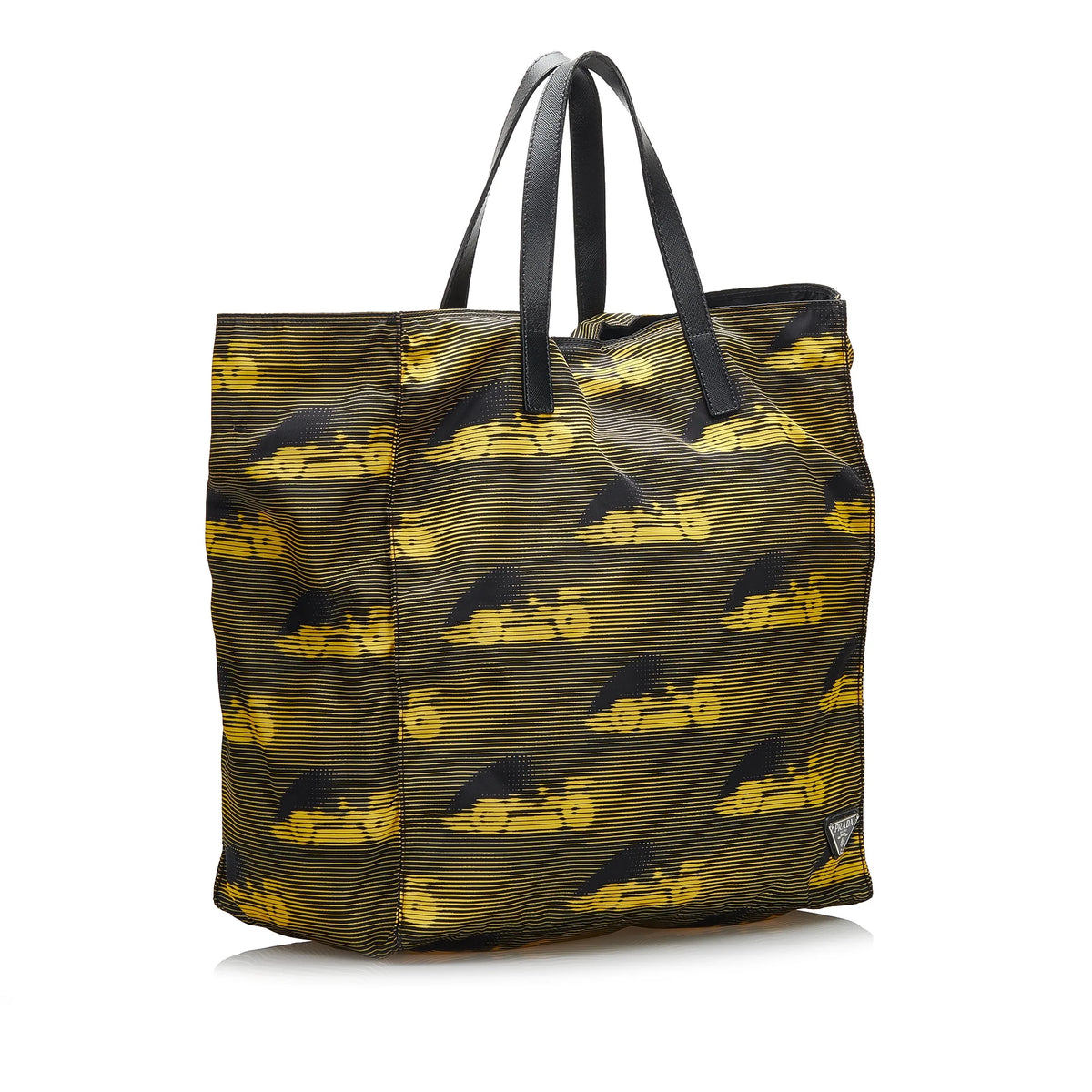 Yellow Nylon Satchel Y765