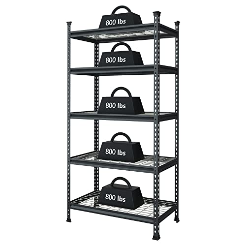 68" W x 24" D x 65" H 7200 LBS Heavy Duty Metal Shelving N904034