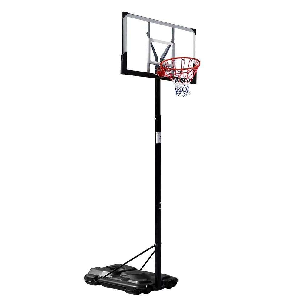 Portable Basketball Hoop with Wheels and Shatterproof Backboard P276032