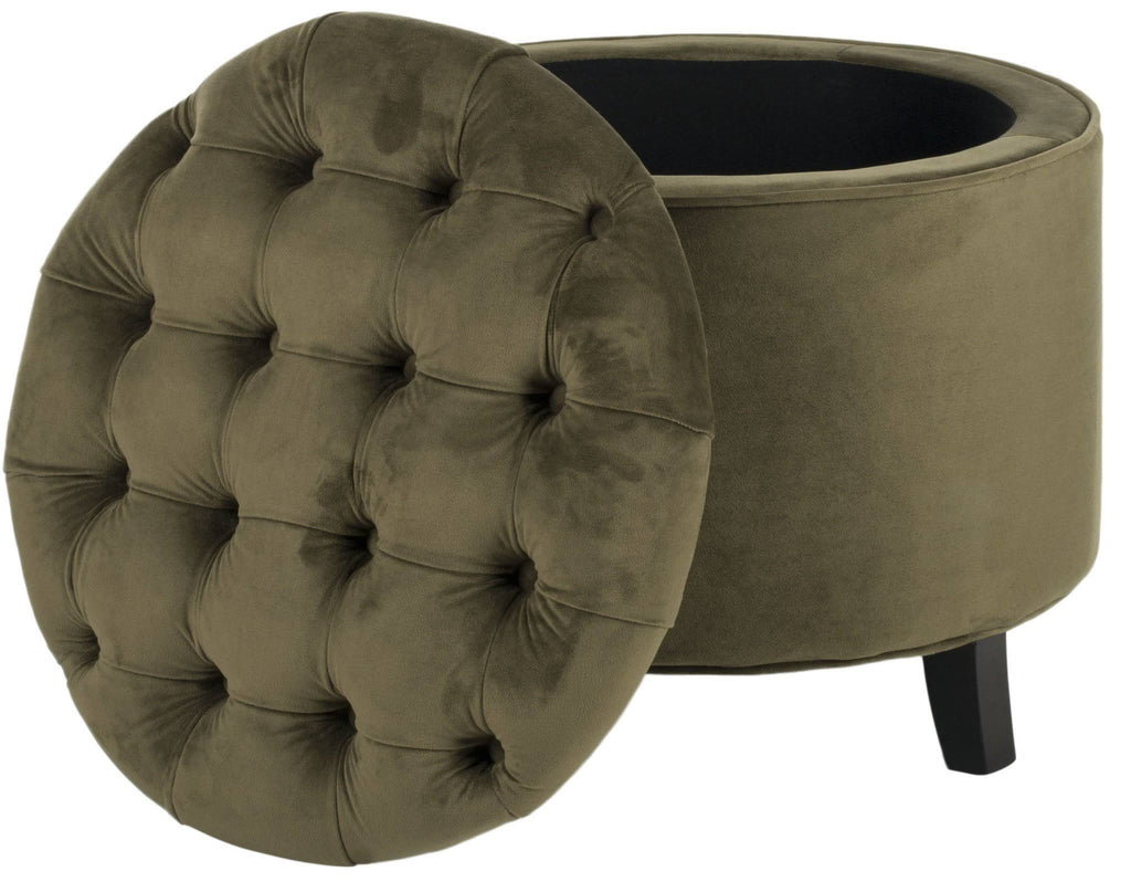 Spruce Tufted Storage Ottoman L50479