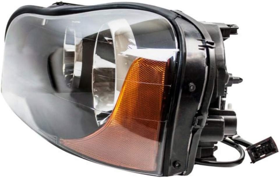 Headlight Assembly Driver and Passenger Side Halogen with Bulbs B3865