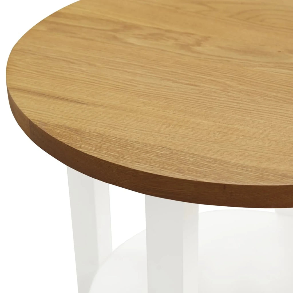 15.7"x19.7" Solid Oak Wood Table B36959