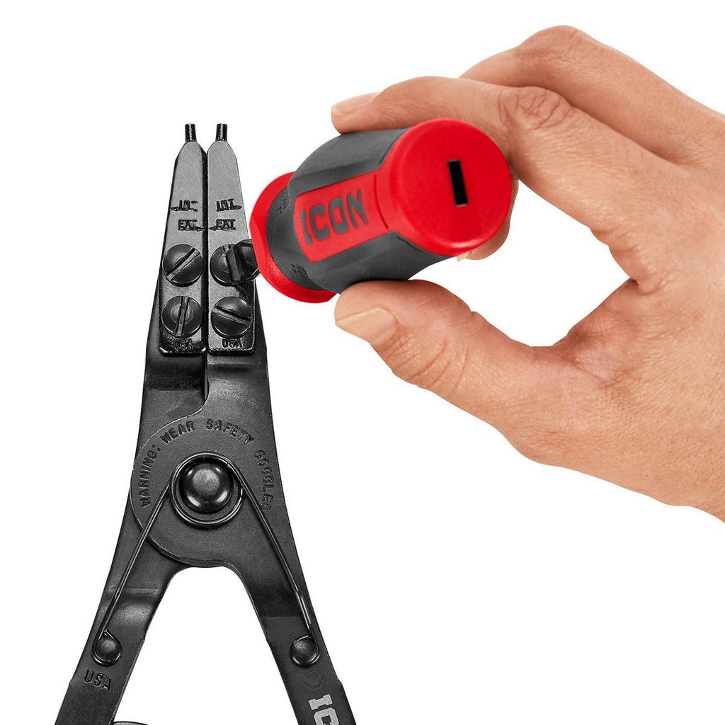 Ratcheting Retaining Ring Pliers Set with Replaceable Tips, 2-Piece K5903