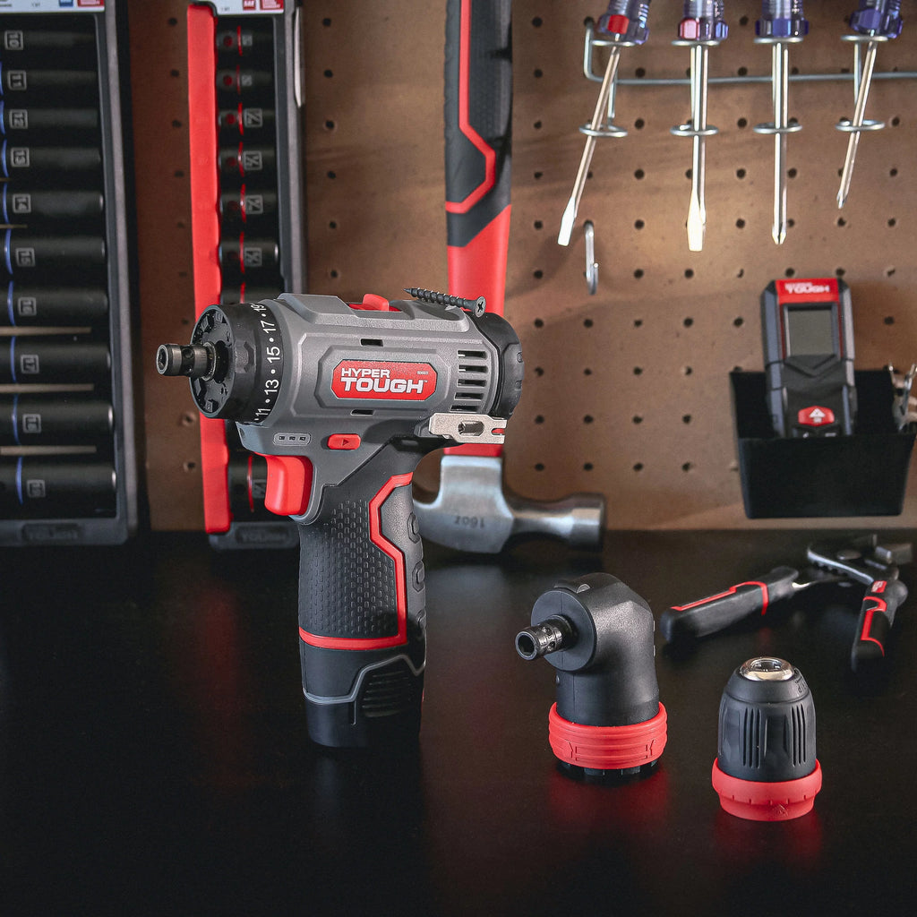12V Max Lithium-Ion 3-in-1 Multi-Head Power Drill Set with Battery and Charger I716