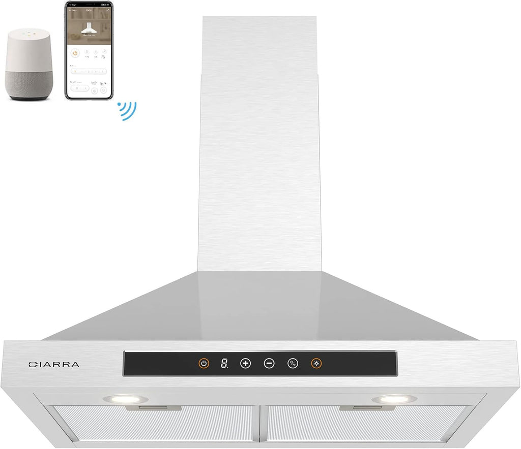 30 inch 450 CFM Stainless Steel Wall Mount Range Hood Vent C832558