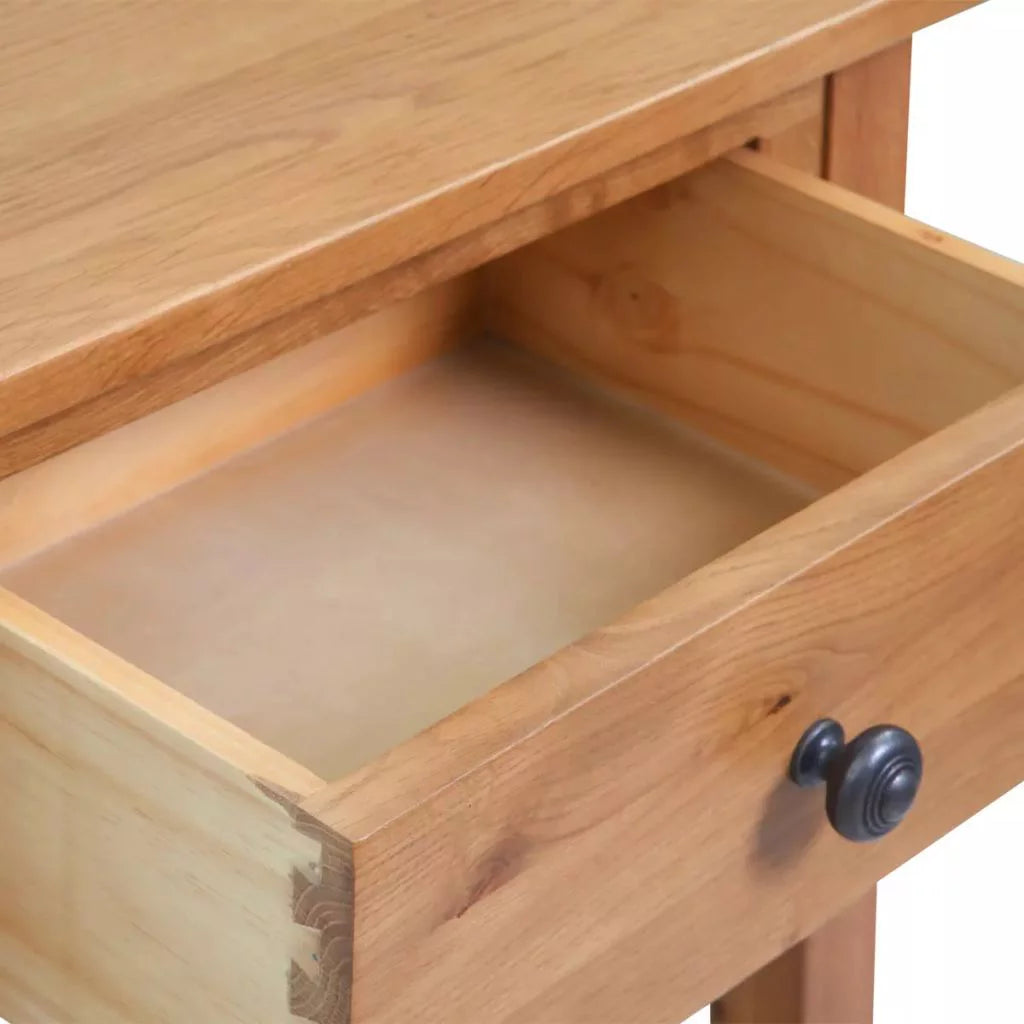 Solid Oak Wood Console Table E513