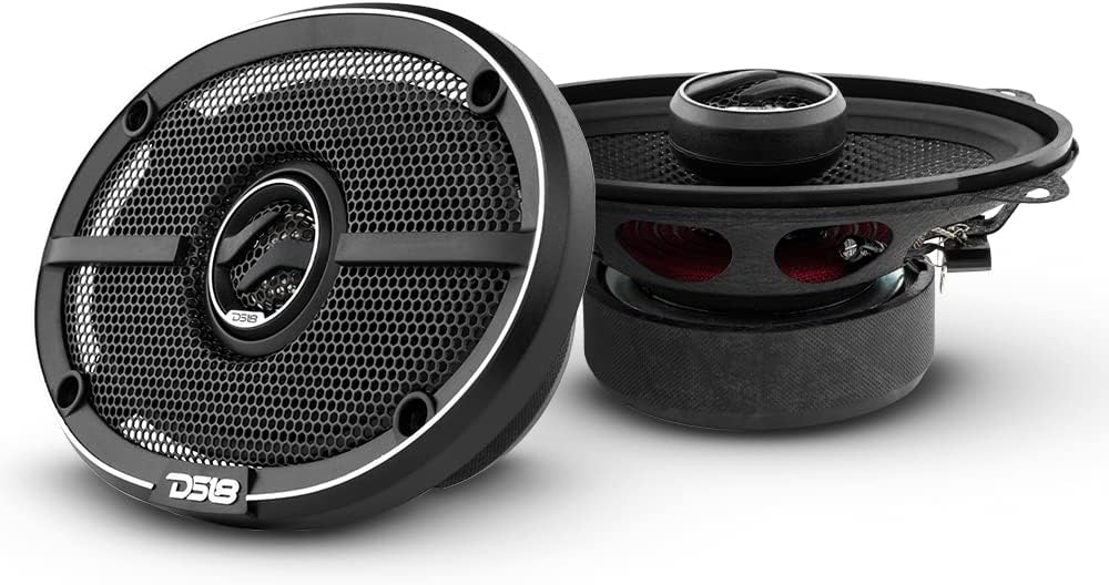 3.5" Full Range Car Audio Speaker with Kevlar Cone 120 Watts 4 Ohm Horn Woofer Pair Z890