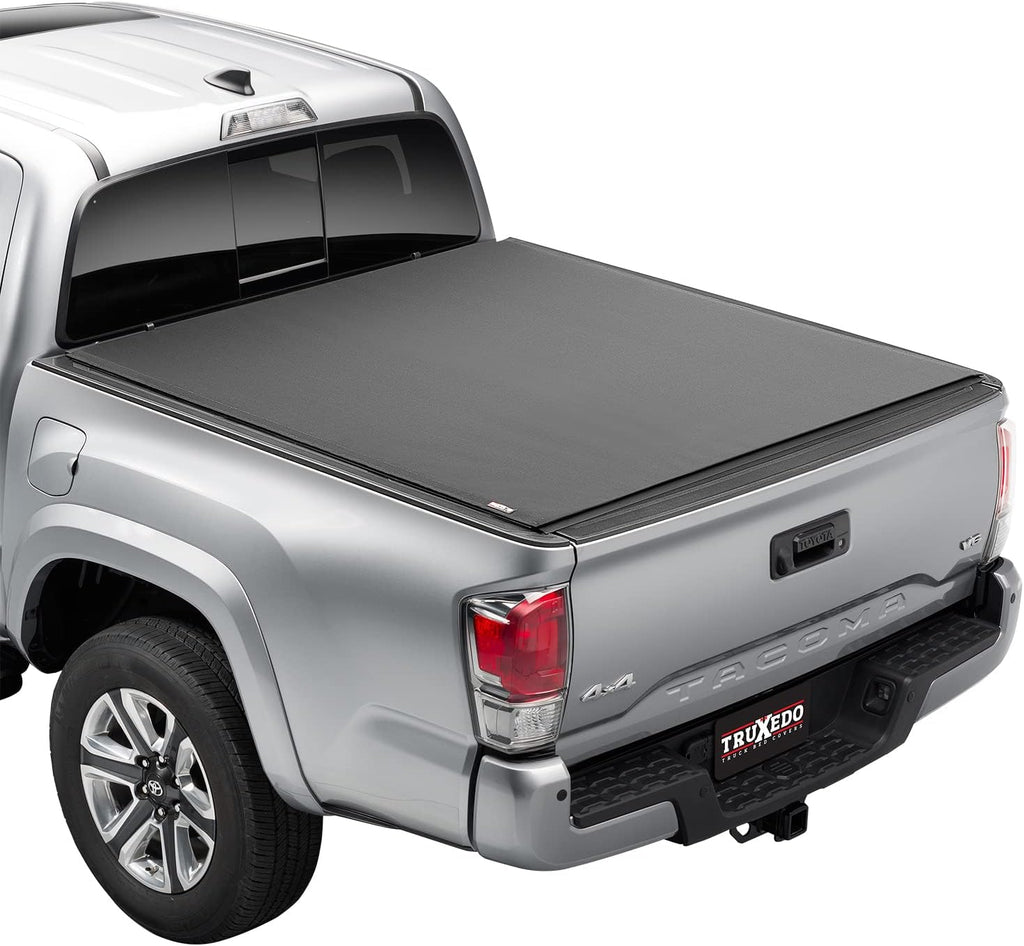 Soft Roll Up Truck Bed Tonneau Cover Black W671299
