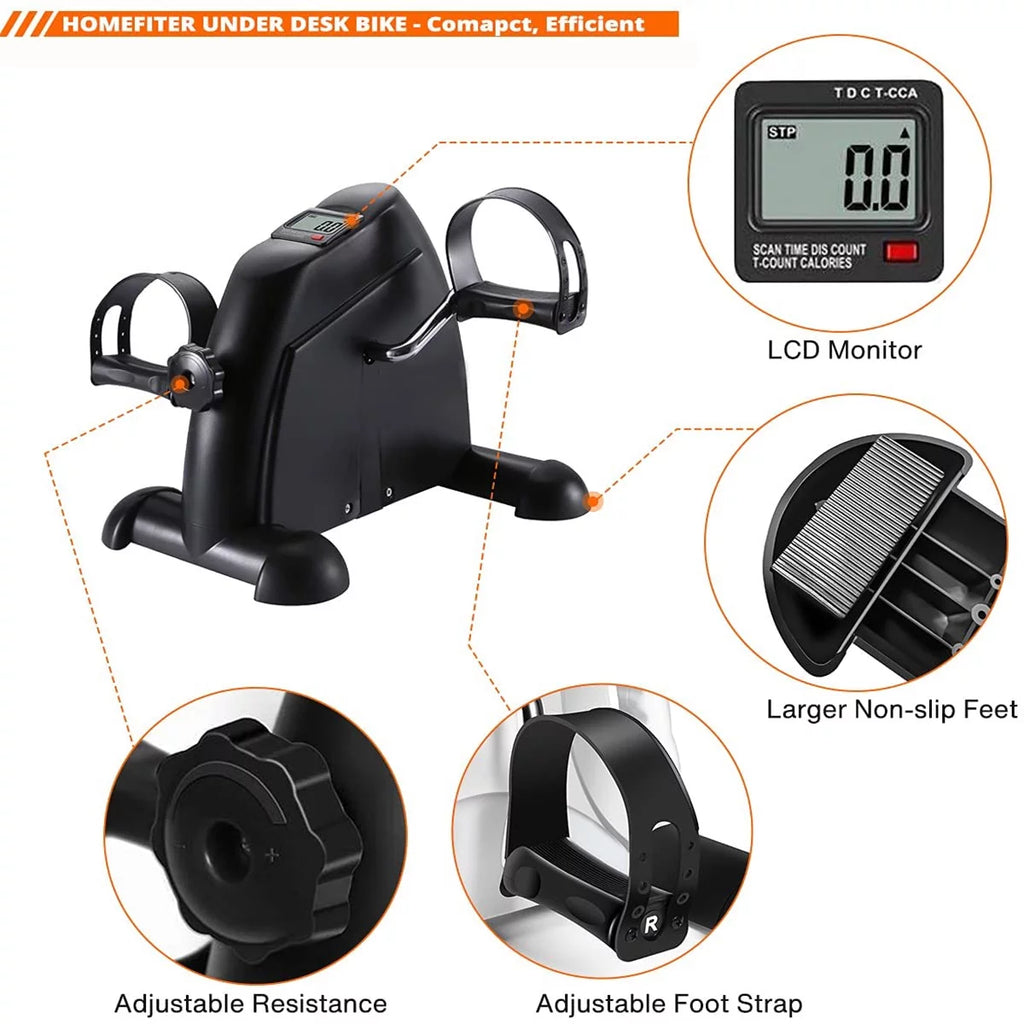 Mini Multi-Function Stepper Exercise Bike with LCD Screen B67418