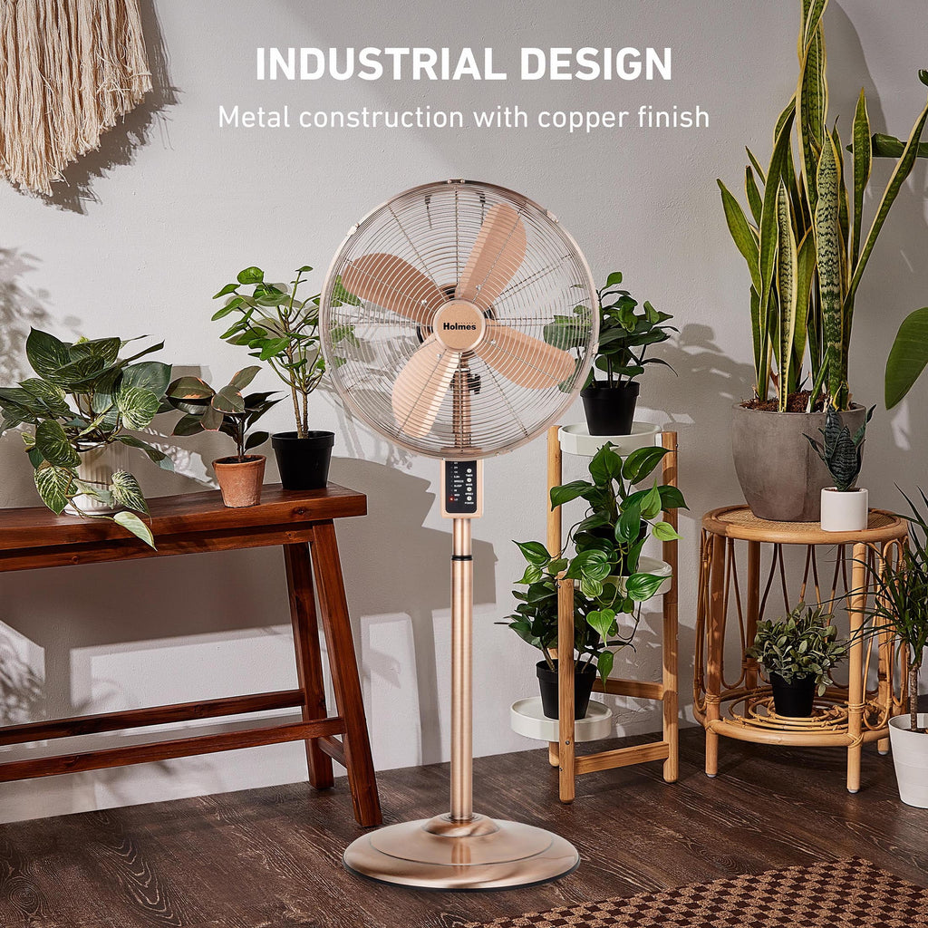 16" Digital Oscillating Metal Stand Fan A27891