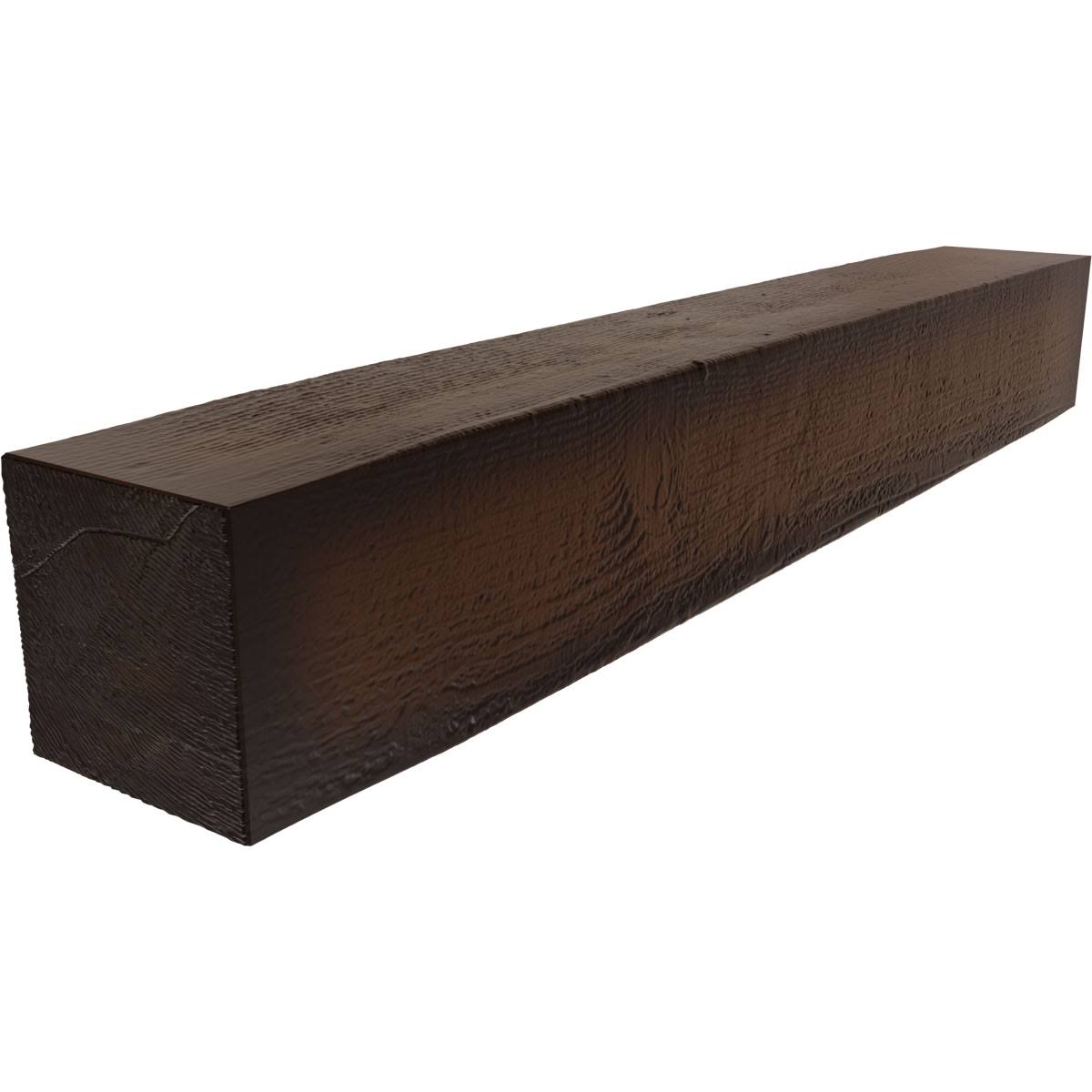Rough Sawn Faux Wood Fireplace Mantel M9341
