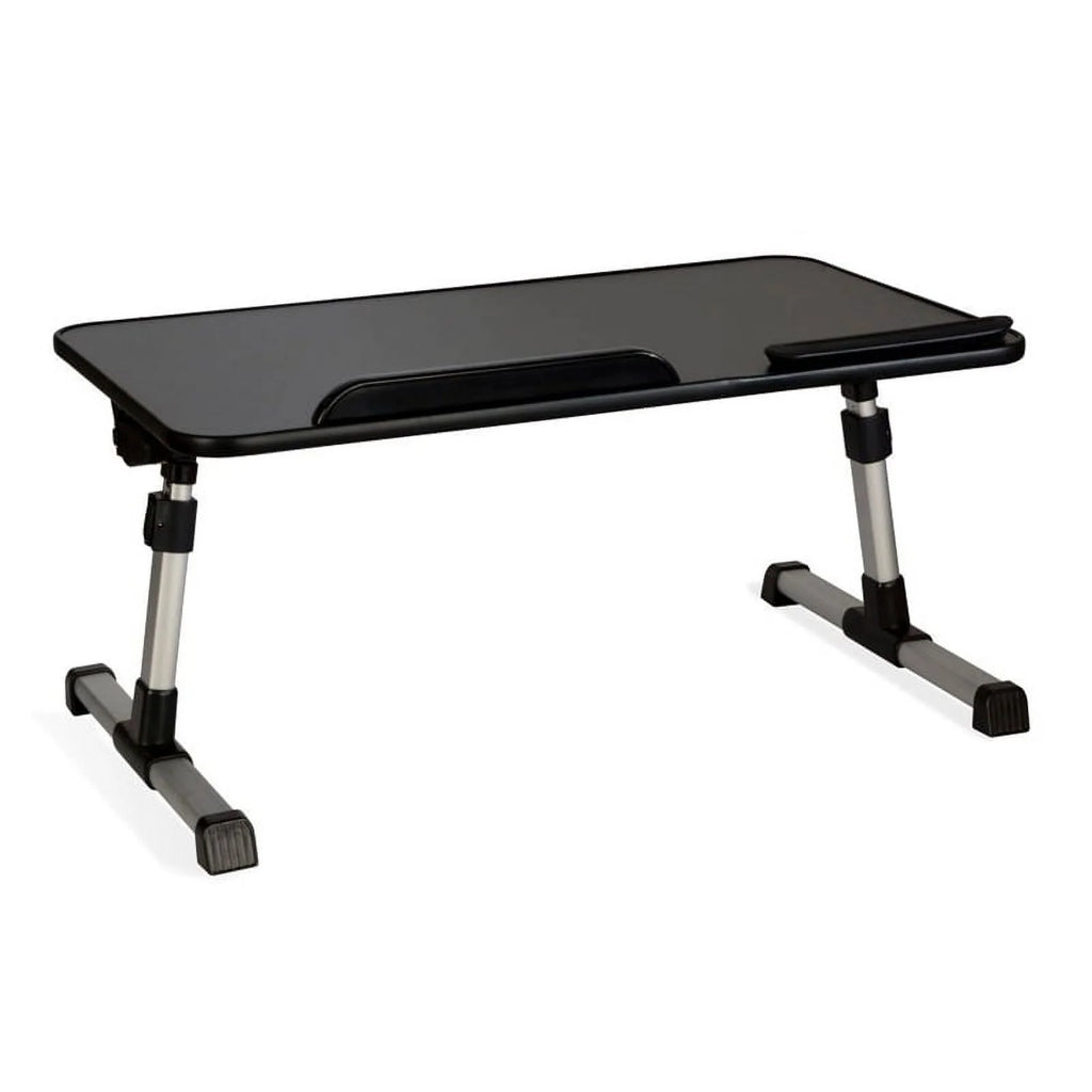Portable Laptop Tray Table with Adjustable Height and Tilt, Fits Laptops up to 20", Black S8212