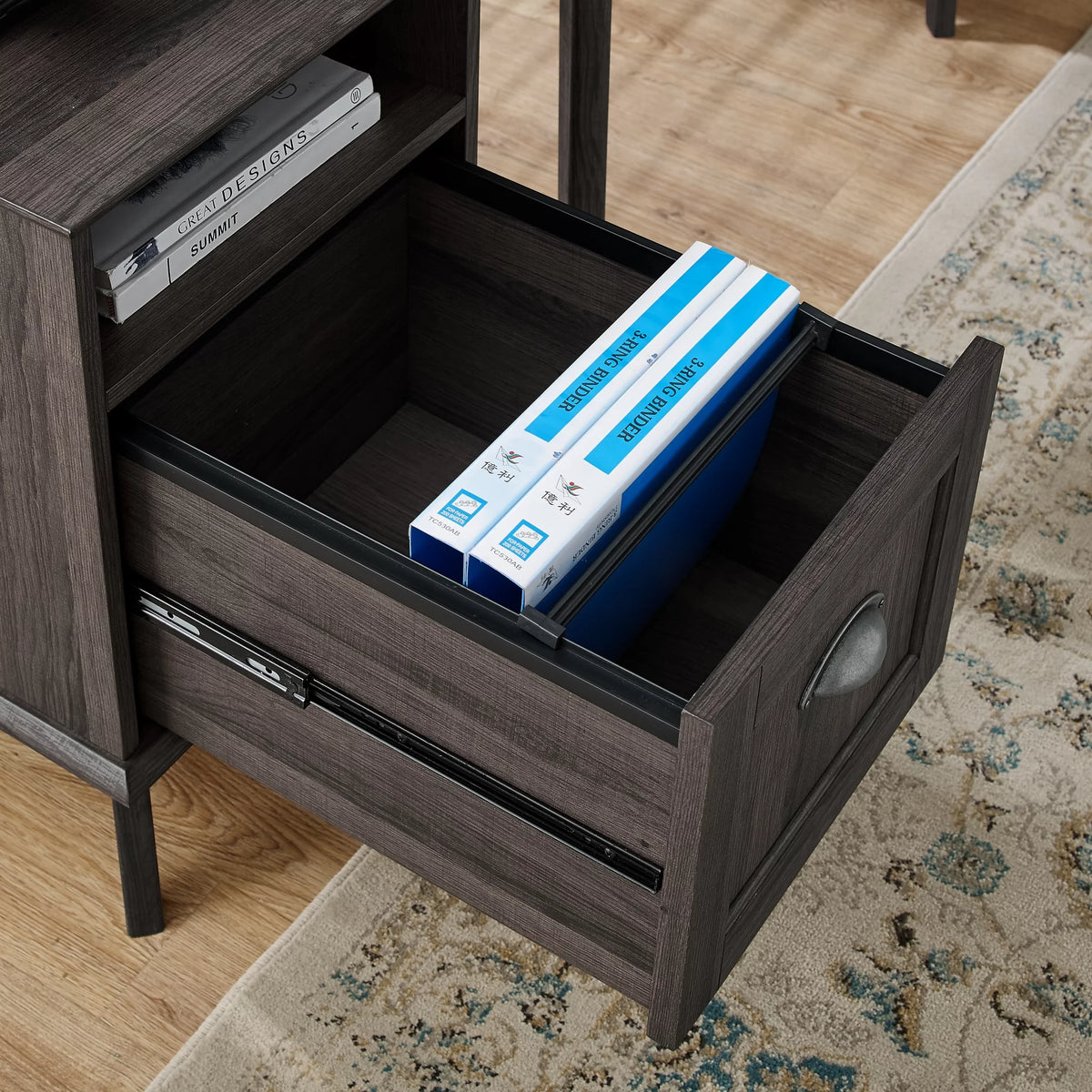 Wood File Cabinet with Drawer K5284