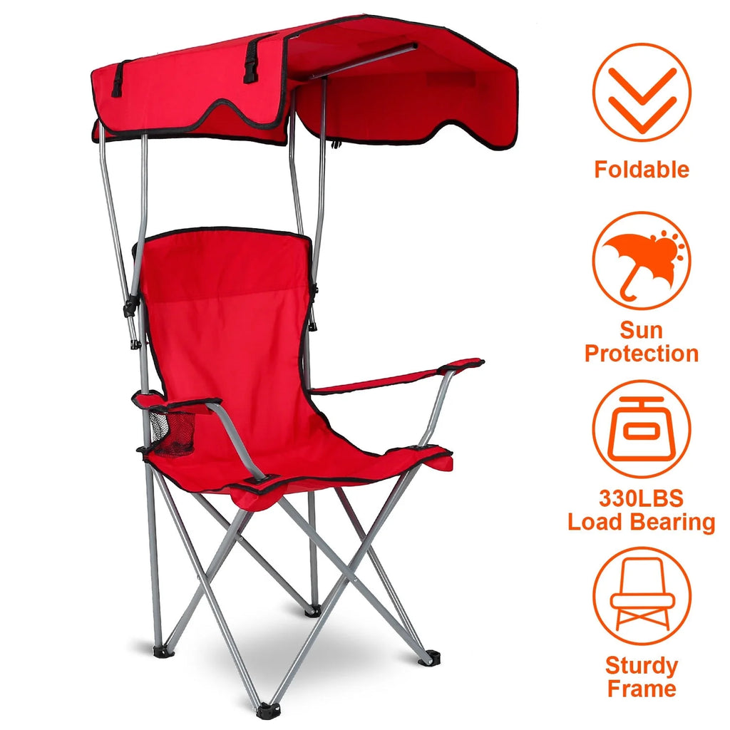 Portable Foldable Beach Canopy Chair 330LBS G611