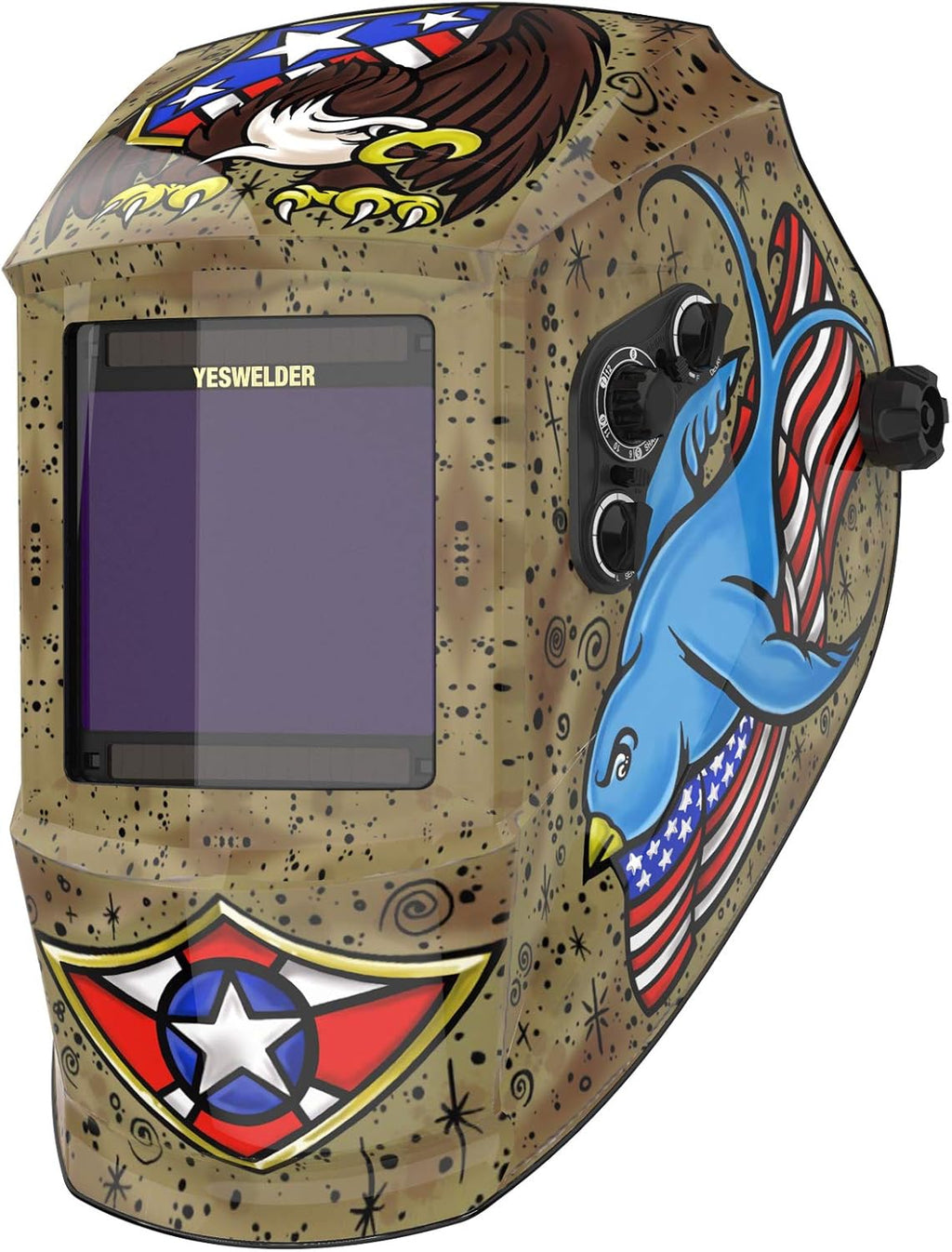 Large Viewing Auto Darkening Welding Helmet B18700