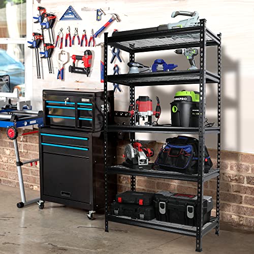 68" W x 24" D x 65" H 7200 LBS Heavy Duty Metal Shelving N904034