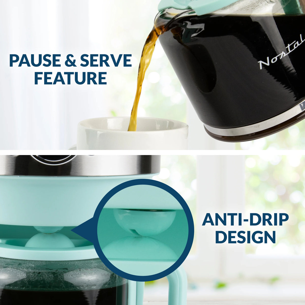12 Cup Retro Coffee Maker Z557