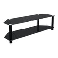 Black Glass TV Stand F355
