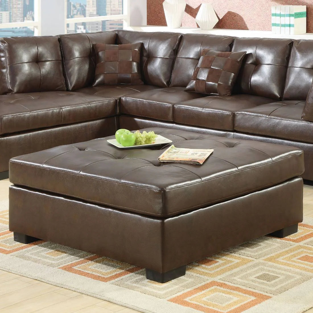 Brown Ottoman M1290