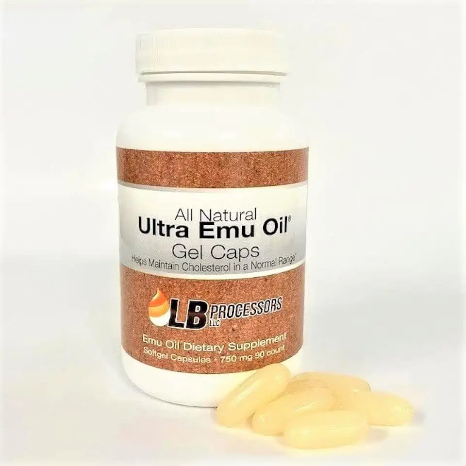 All Natural Ultra Emu Oil Gel Caps 90/750mg W75916