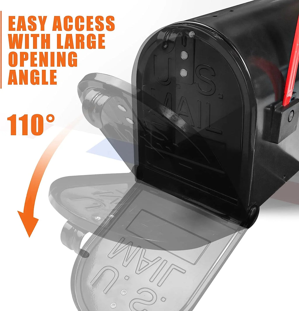 Aluminum Mailbox Door with Magnet Closure X867