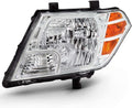 Chrome Housing Headlight Assembly Left Driver Side S9432