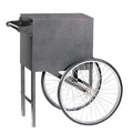 Silver Popcorn Cart D937
