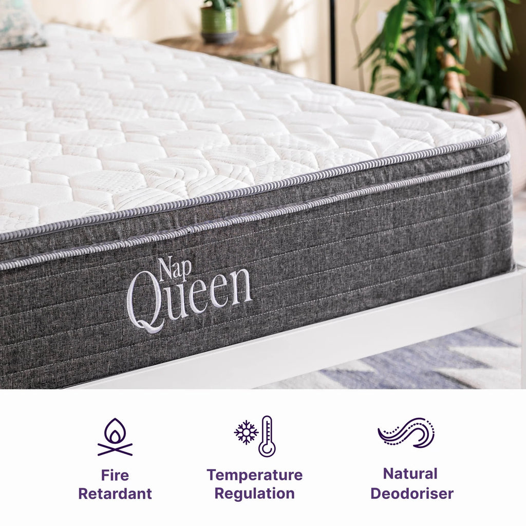 Twin XL Size Hybrid Memory Foam Pocket Spring Mattress O23560