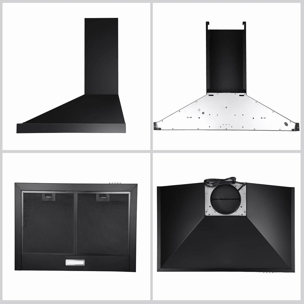 24 inch Wall Mounted 450 CFM 3-Speed Range Hood S10840