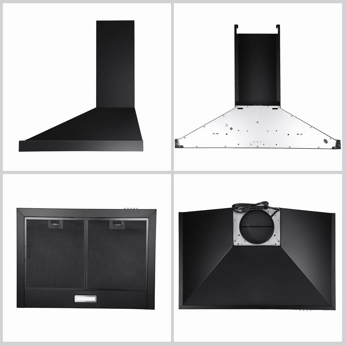 24 inch Wall Mounted 450 CFM 3-Speed Range Hood S10840