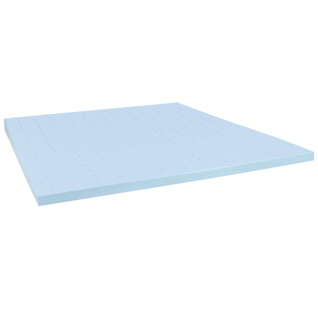 King 3 inch Cool Gel Memory Foam Mattress Topper H94845