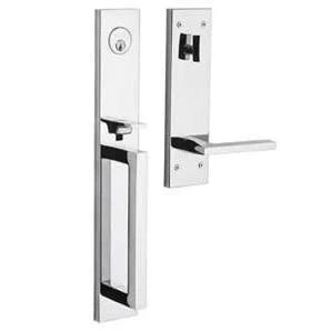 Single Cylinder Keyed Entry Handleset with Interior Lever T76045