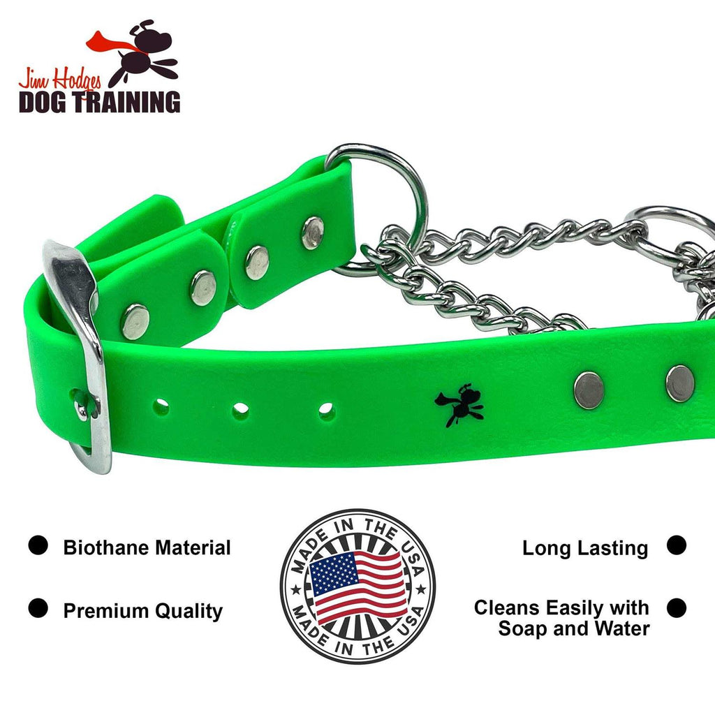 Martingale Collar for Dogs Biothane Stainless Steel Hardware T950
