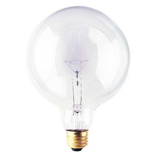 60 Watt Incandescent G40 Globe Medium Base Clear, 6 Packs T8921