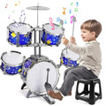 Kids Jazz Drum Set with Stool C8090