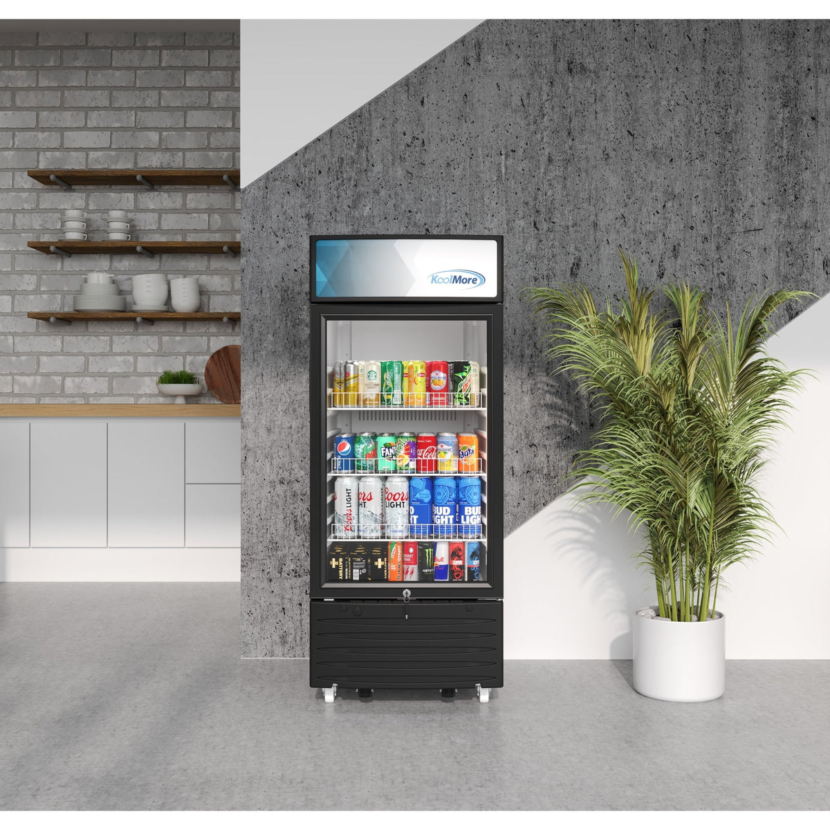 6 cu. ft. One Glass Door Display Merchandiser Refrigerator U47739