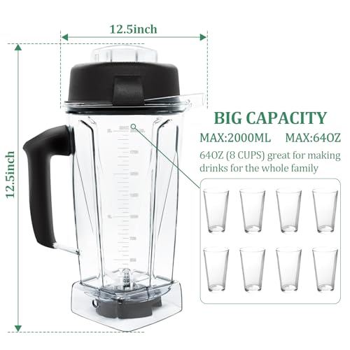 64 oz Clear Blender Pitcher L2459