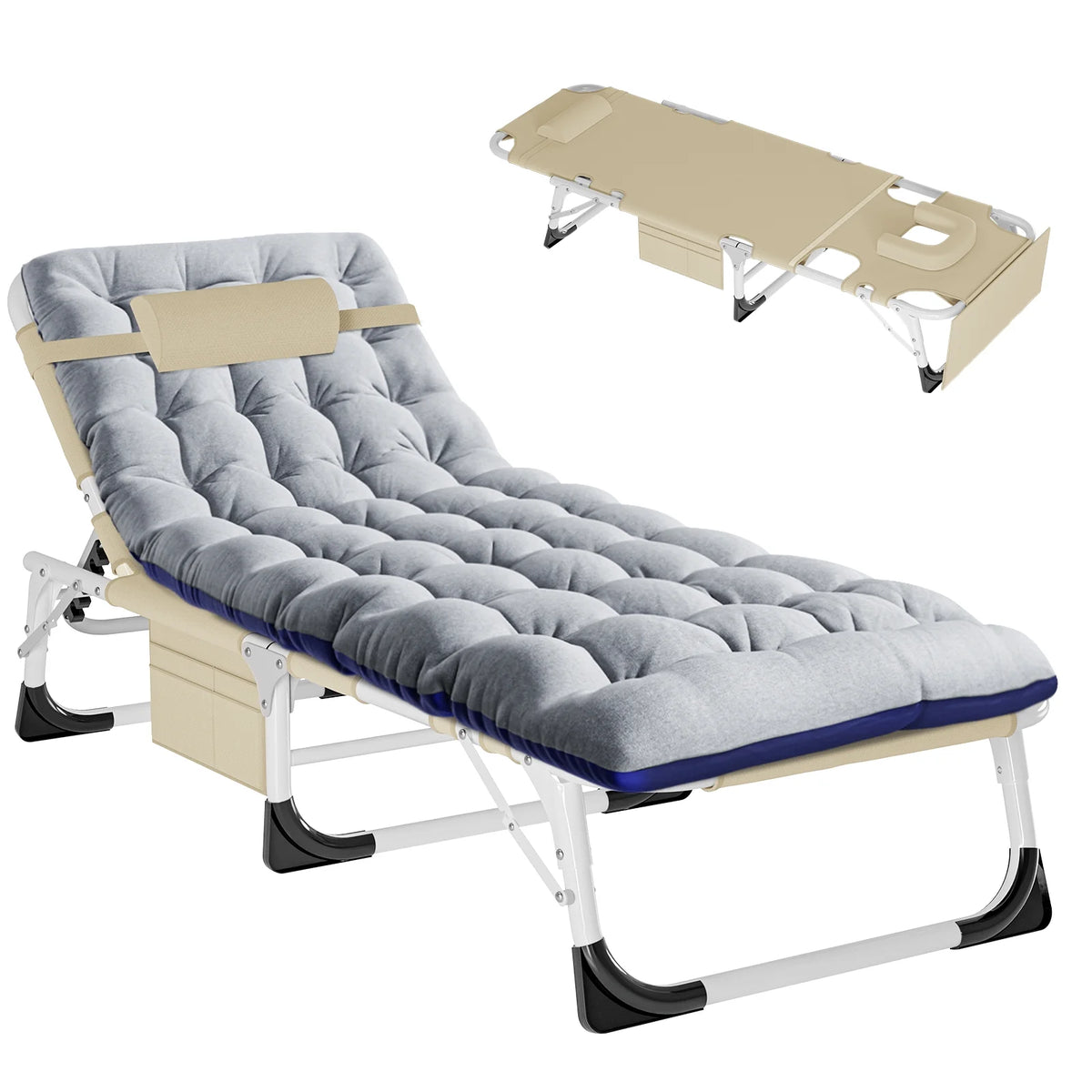 Folding Tanning Chair with Face Arm Hole P525775