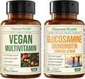 Vegan Multivitamins & Glucosamine Chondroitin MSM Supplement S7830